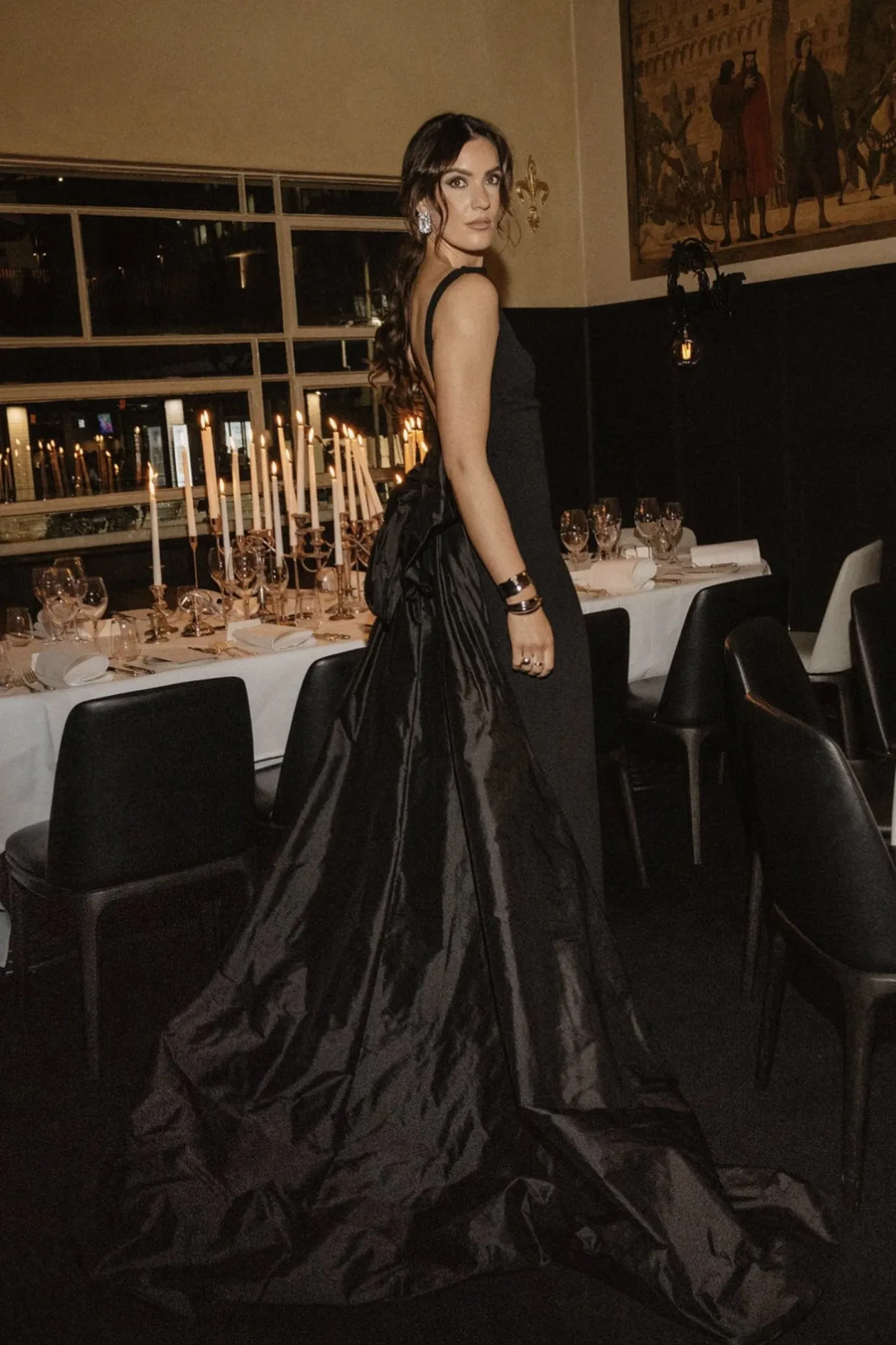 Christal Gown Black by Effie Kats