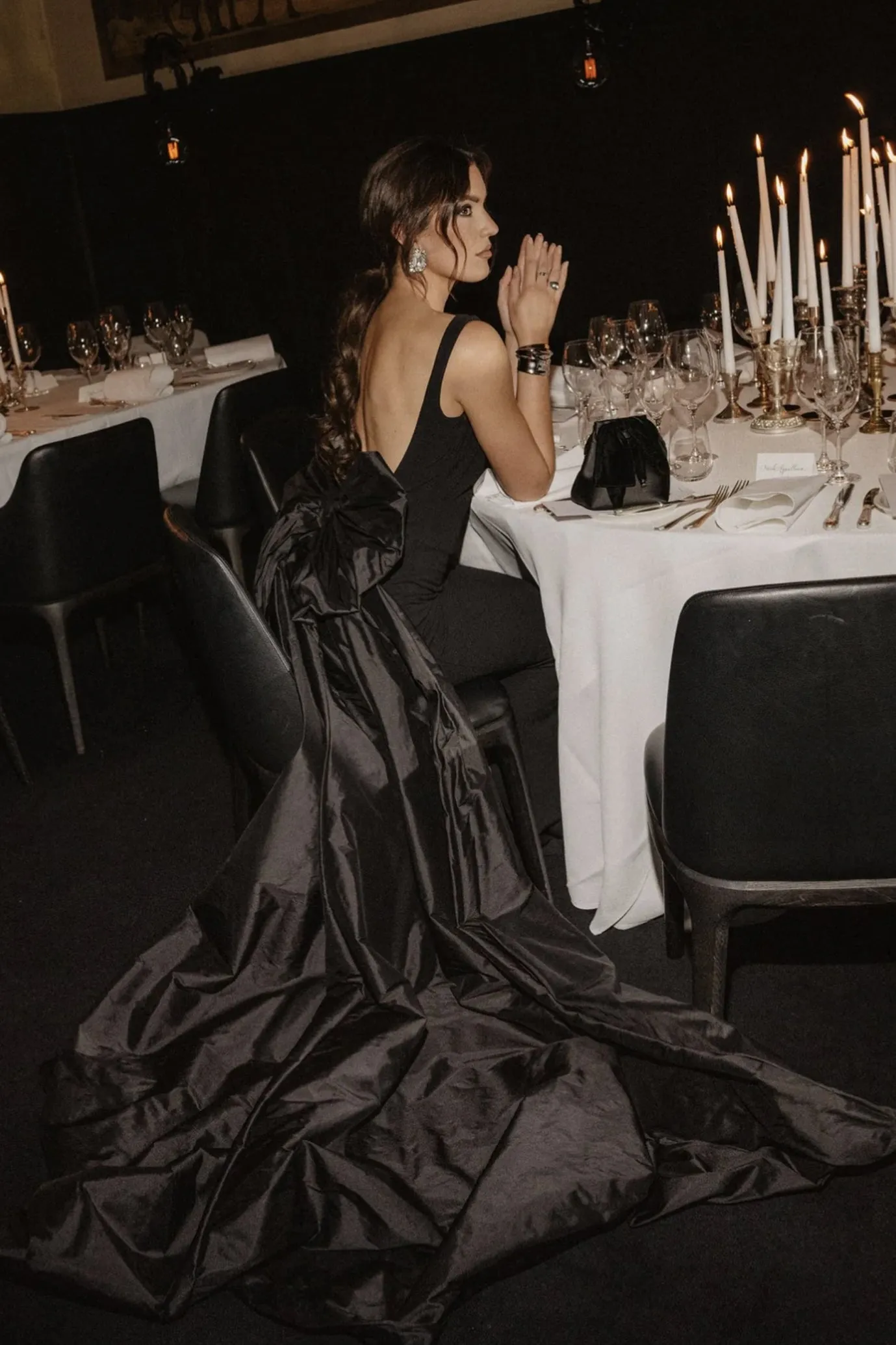 Christal Gown Black by Effie Kats