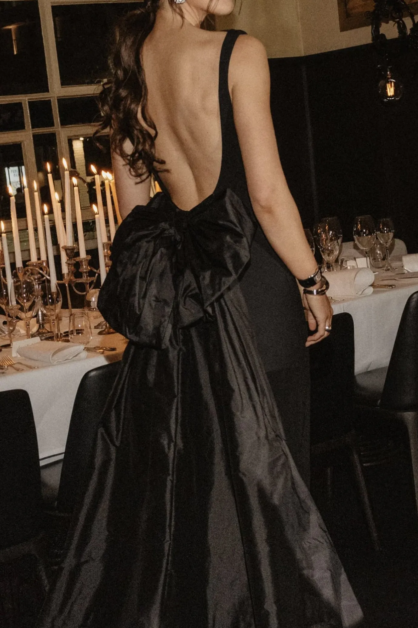 Christal Gown Black by Effie Kats