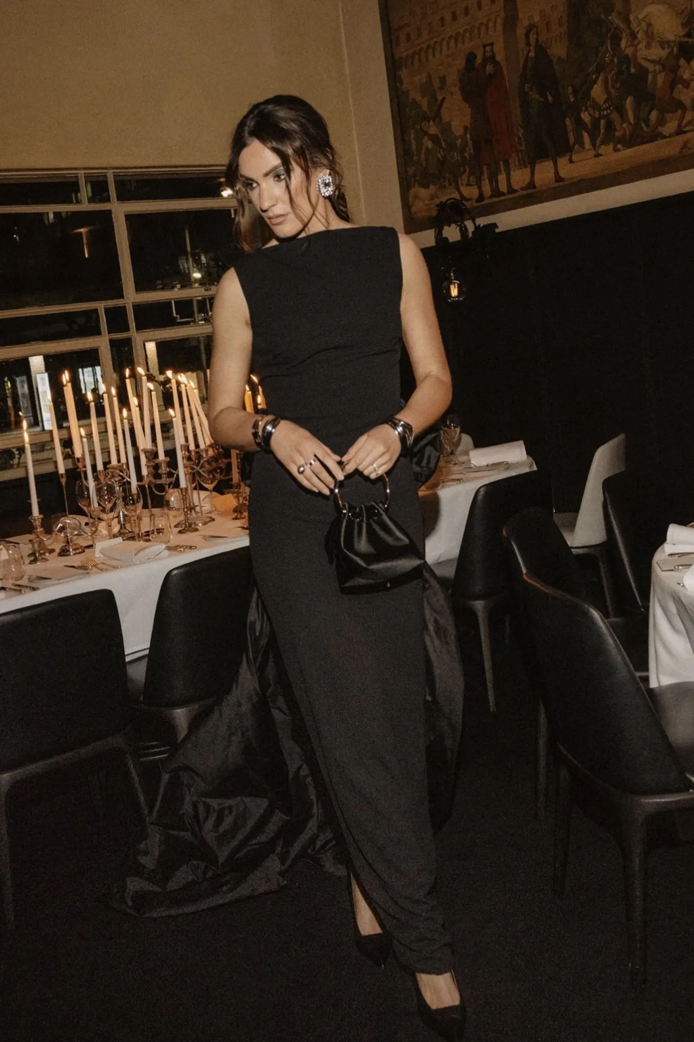 Christal Gown Black by Effie Kats