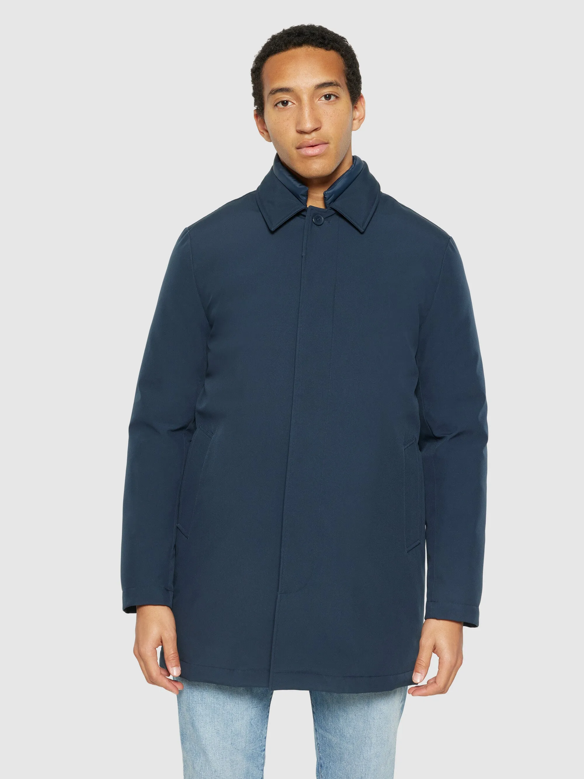 Climate Shell Carcoat Jacket GRS - Total Eclipse Knowledge Cotton