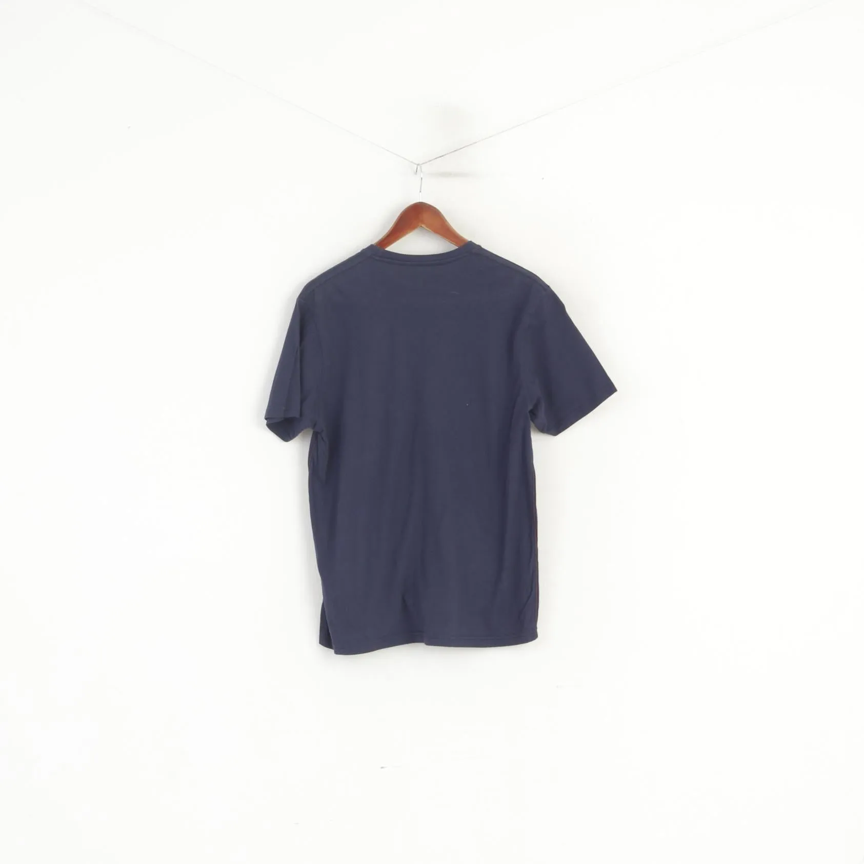 Coca Cola Men M Shirt Navy Cotton Holidays are Coming.. Crew Neck Top