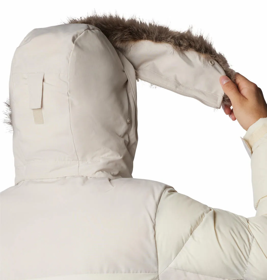 Columbia Men Beige Omni-Heat Infinity Marquam Peak Fusion Parka Parka Jacket