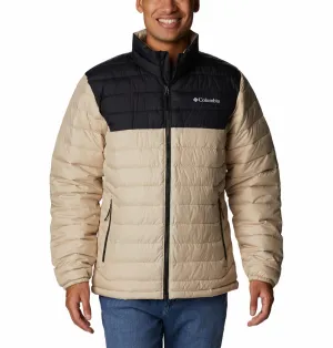 Columbia Men Beige Omni-Heat Reflective Powder Lite Jacket