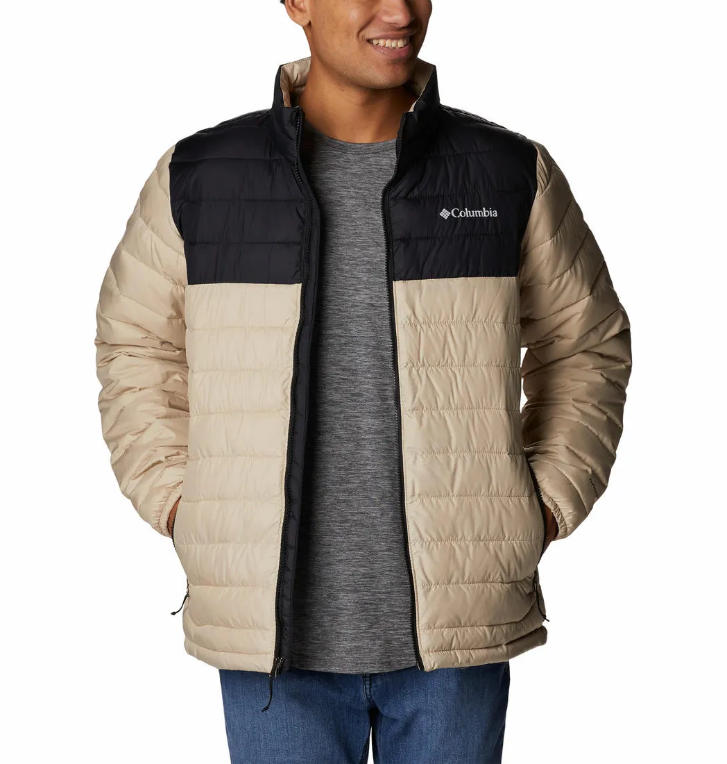 Columbia Men Beige Omni-Heat Reflective Powder Lite Jacket