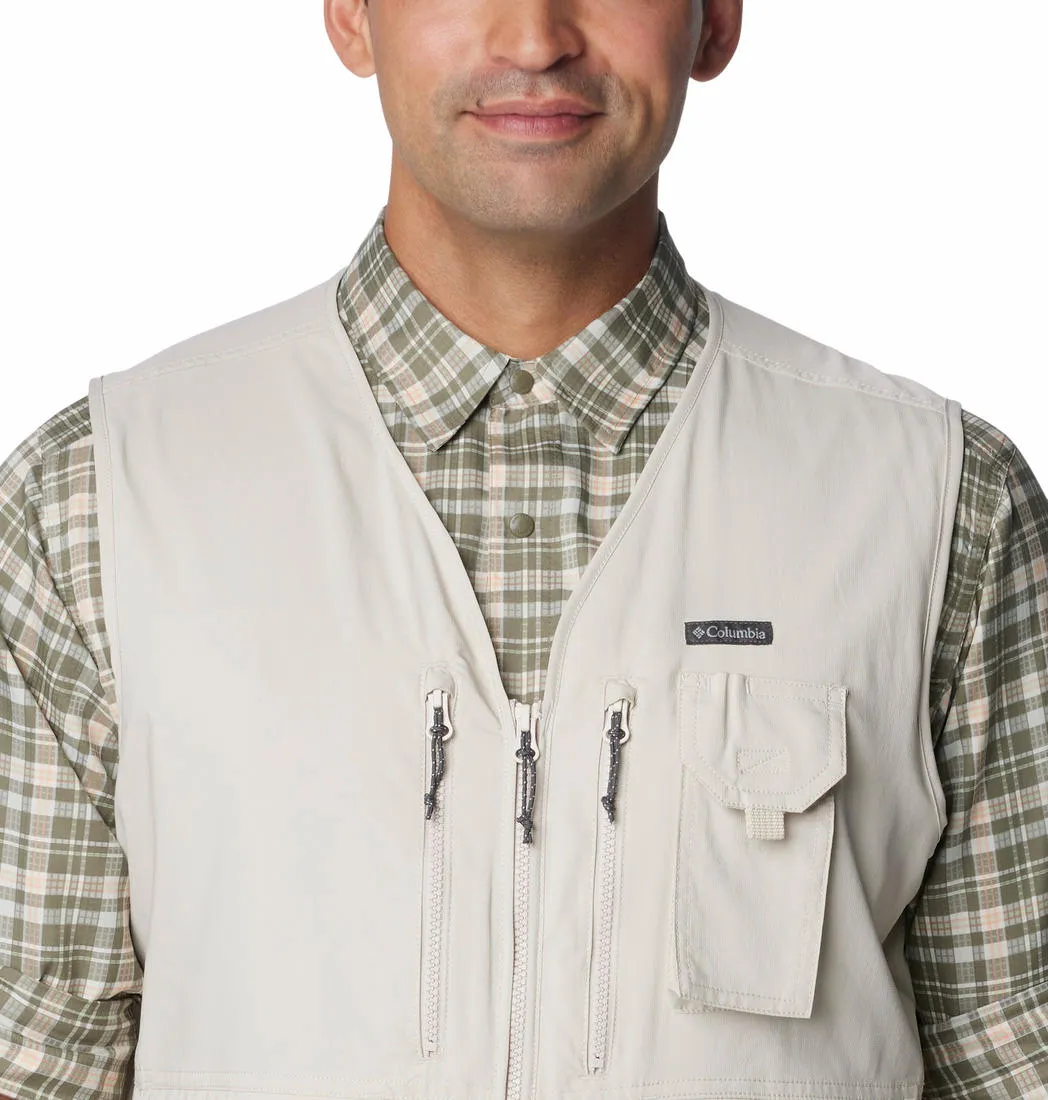 Columbia Men Beige Omni-Wick Silver Ridge Utility Gillet
