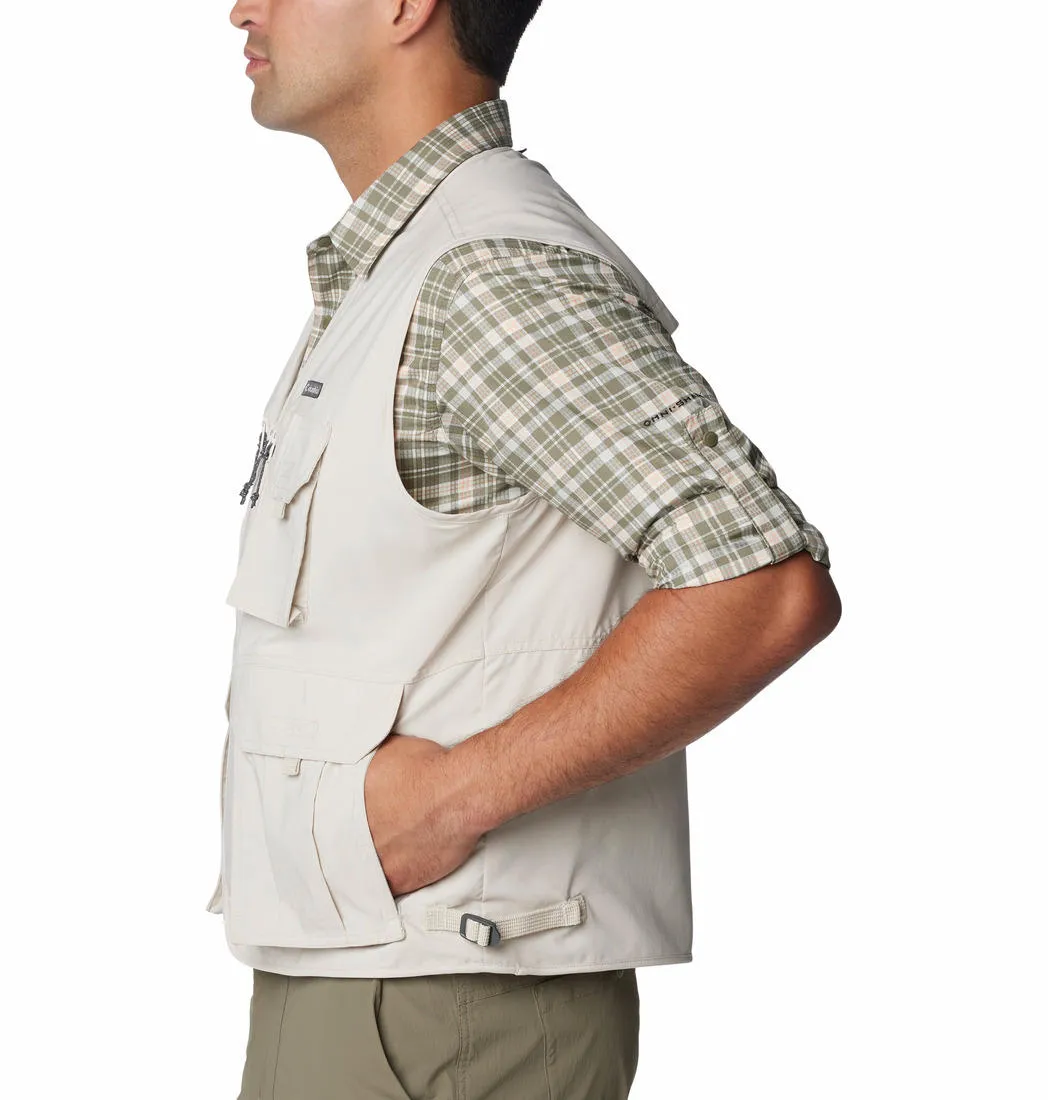 Columbia Men Beige Omni-Wick Silver Ridge Utility Gillet