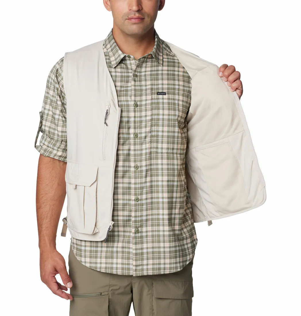 Columbia Men Beige Omni-Wick Silver Ridge Utility Gillet