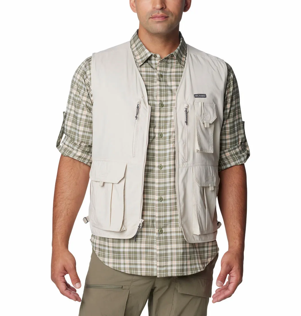 Columbia Men Beige Omni-Wick Silver Ridge Utility Gillet