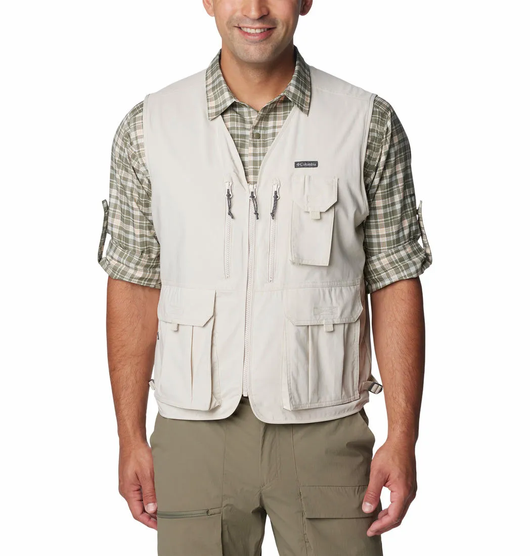 Columbia Men Beige Omni-Wick Silver Ridge Utility Gillet