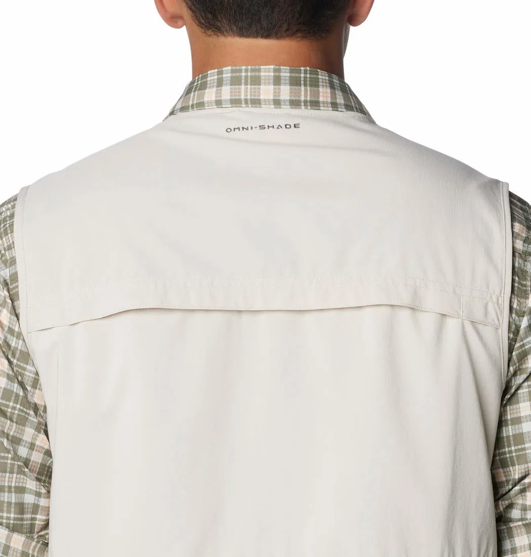 Columbia Men Beige Omni-Wick Silver Ridge Utility Gillet