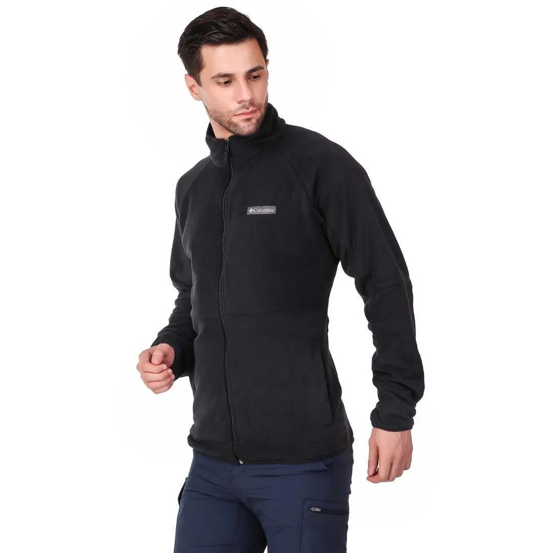Columbia Men Black Basin Trail Fleece Jacket