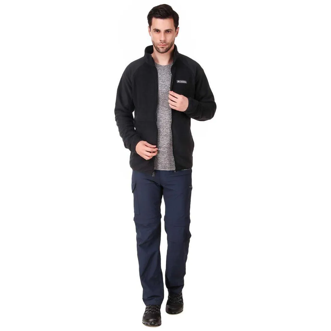 Columbia Men Black Basin Trail Fleece Jacket