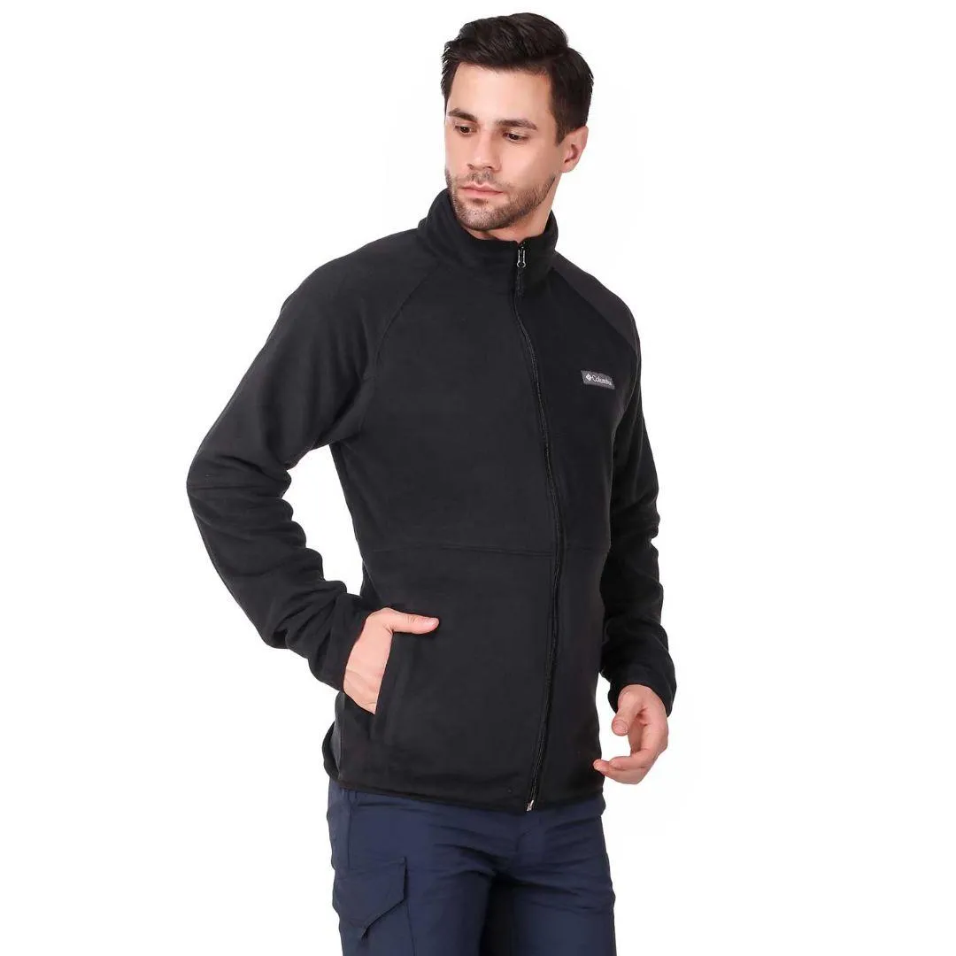 Columbia Men Black Basin Trail Fleece Jacket