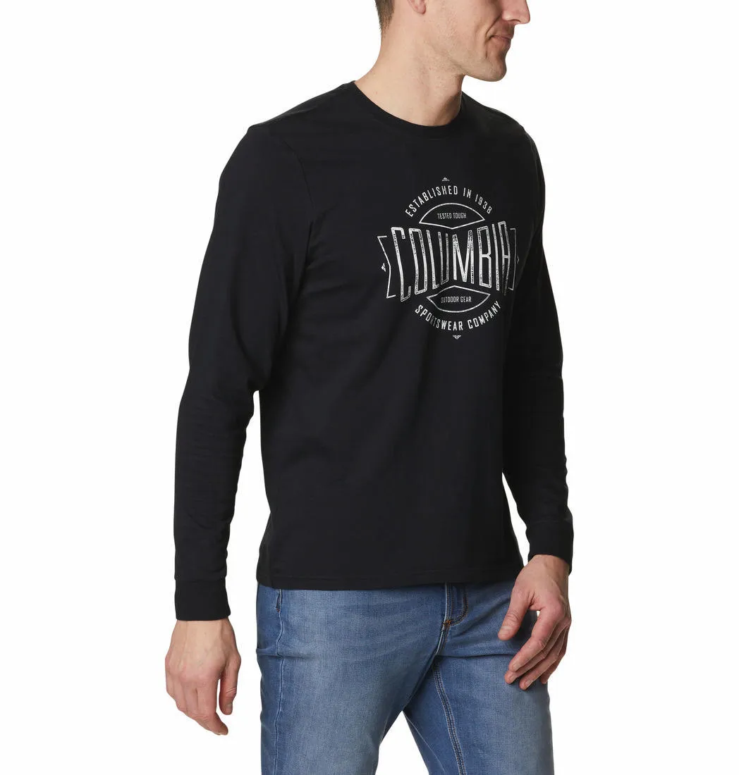 Columbia Men Black Brighton Woods Graphic Tshirt