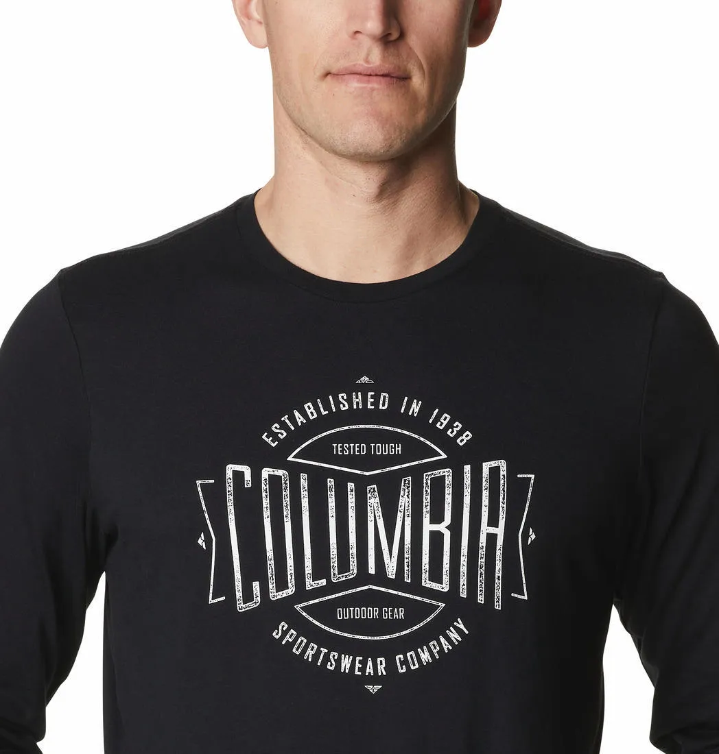 Columbia Men Black Brighton Woods Graphic Tshirt