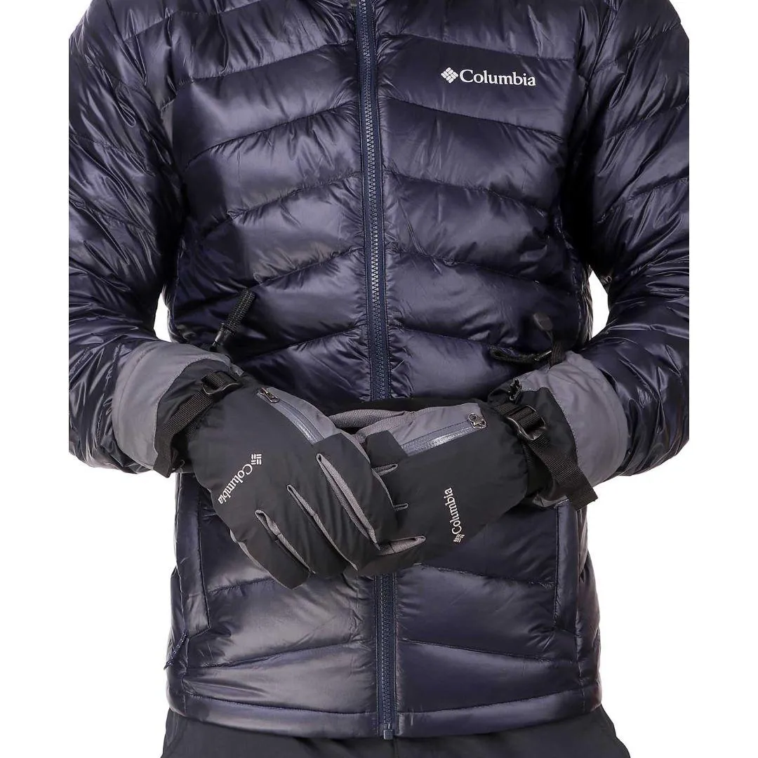 Columbia Men Black Bugaboo Interchange Gloves