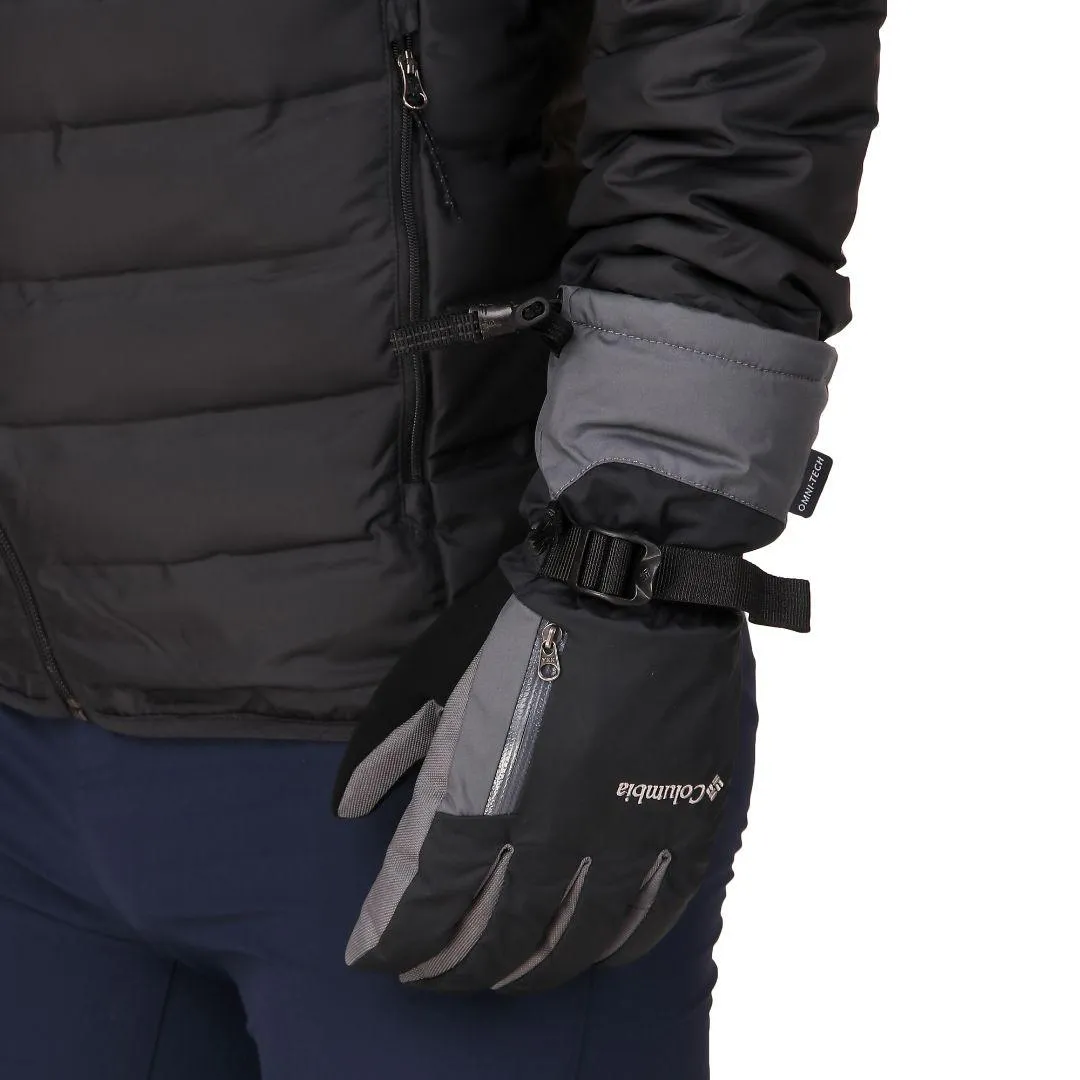 Columbia Men Black Bugaboo Interchange Gloves
