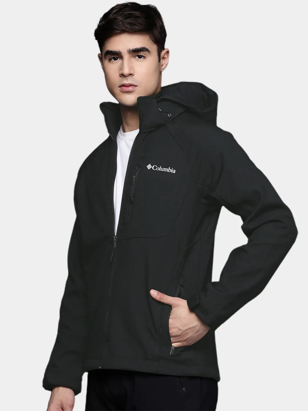 Columbia Men Black Cascade Ridge II Softshell Jacket