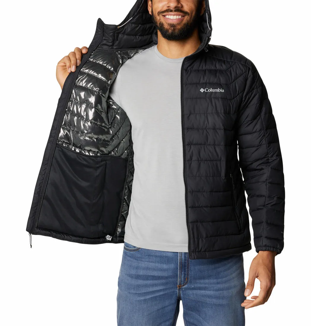Columbia Men Black Columbia Men M White Out II Hooded Jacket