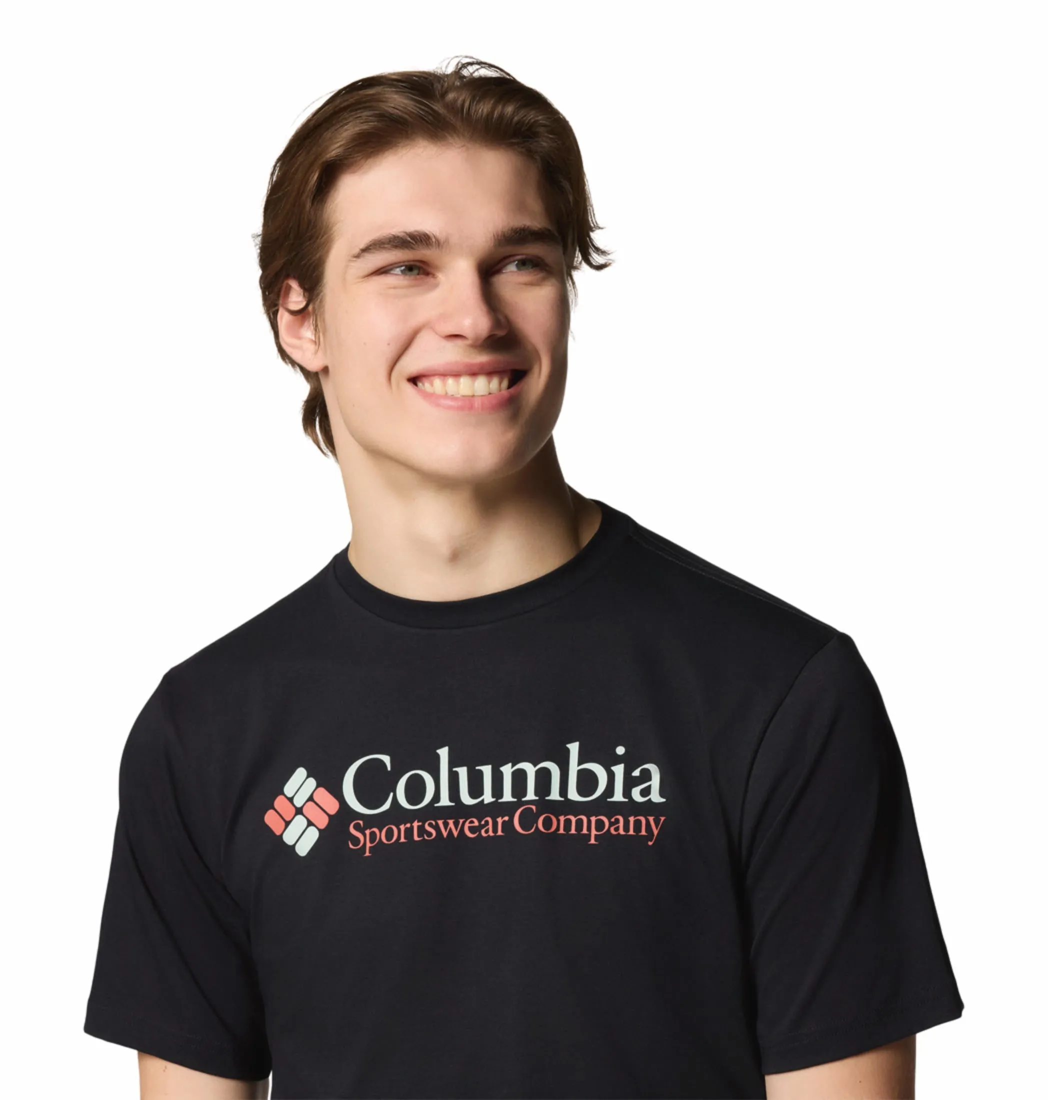 Columbia Men Black CSC Basic Logo Tshirt