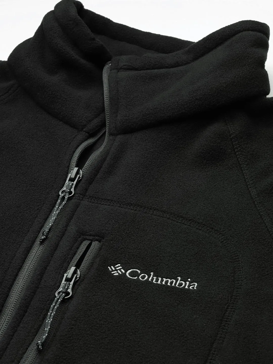Columbia Men Black Fast Trek II Fleece Jacket