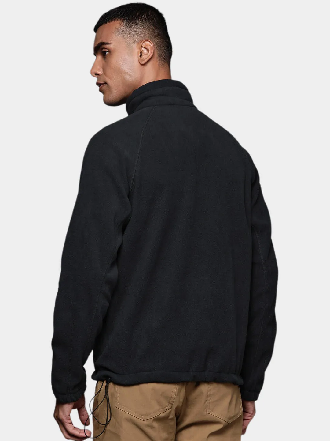 Columbia Men Black Fast Trek II Fleece Jacket