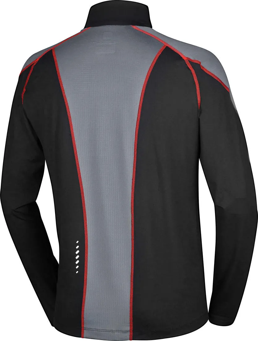 Columbia Men Black Freeze Degree II Half Zip Tshirt