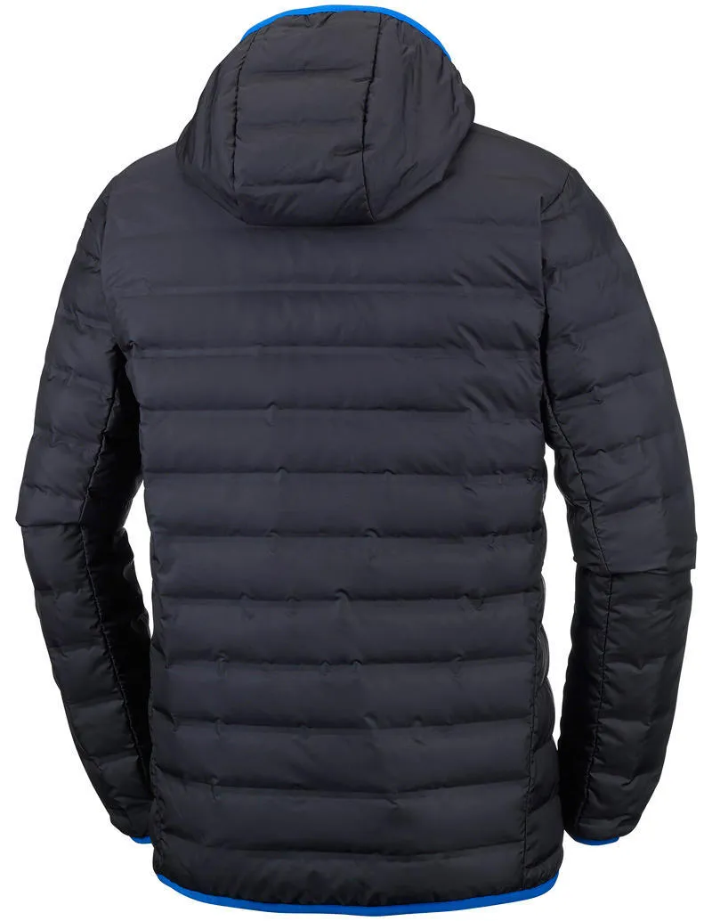 Columbia Men Black Heat Seal Lake 22 Hooded Down Jacket