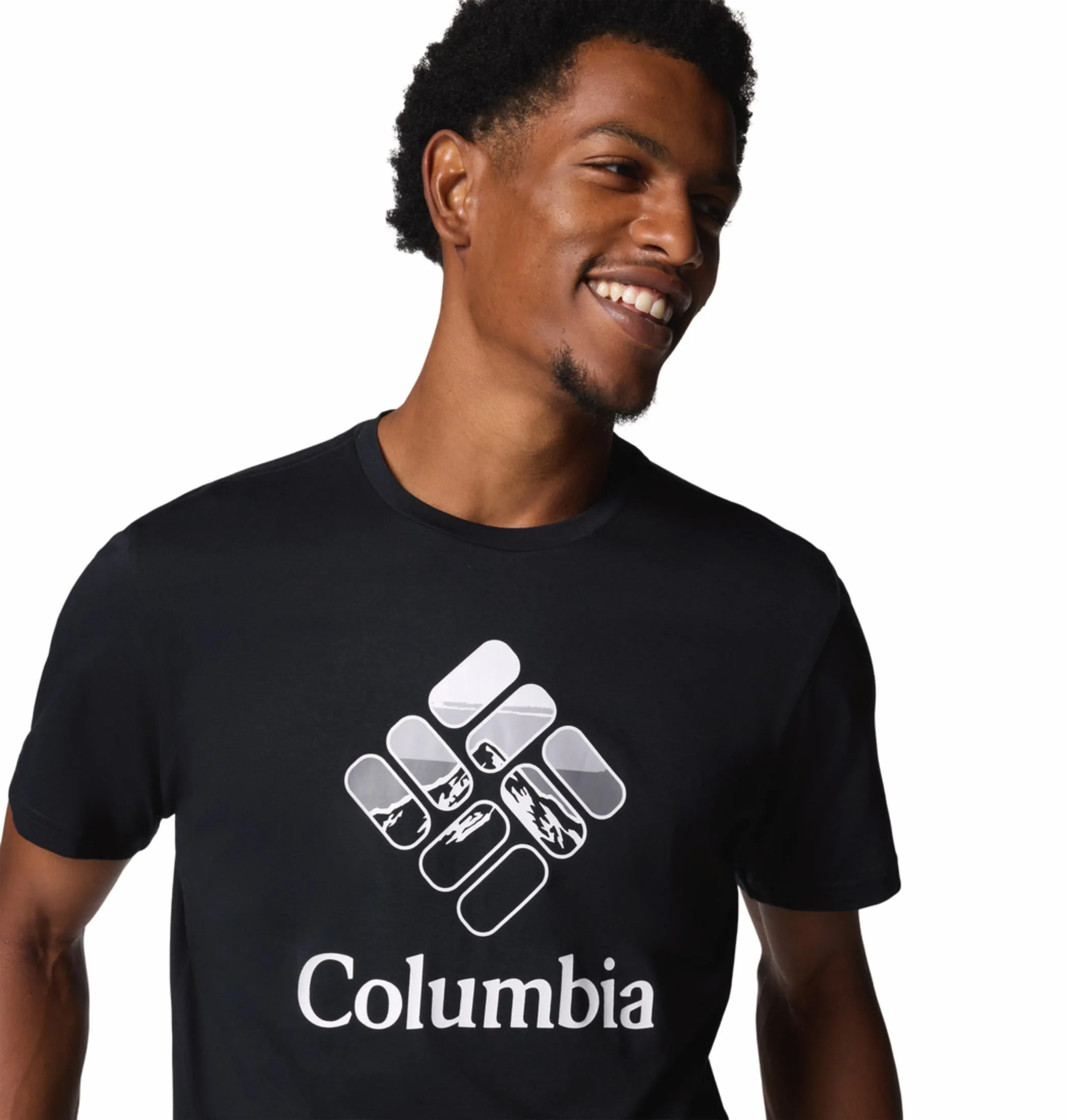 Columbia Men Black M Rapid Ridge Graphic Tshirt