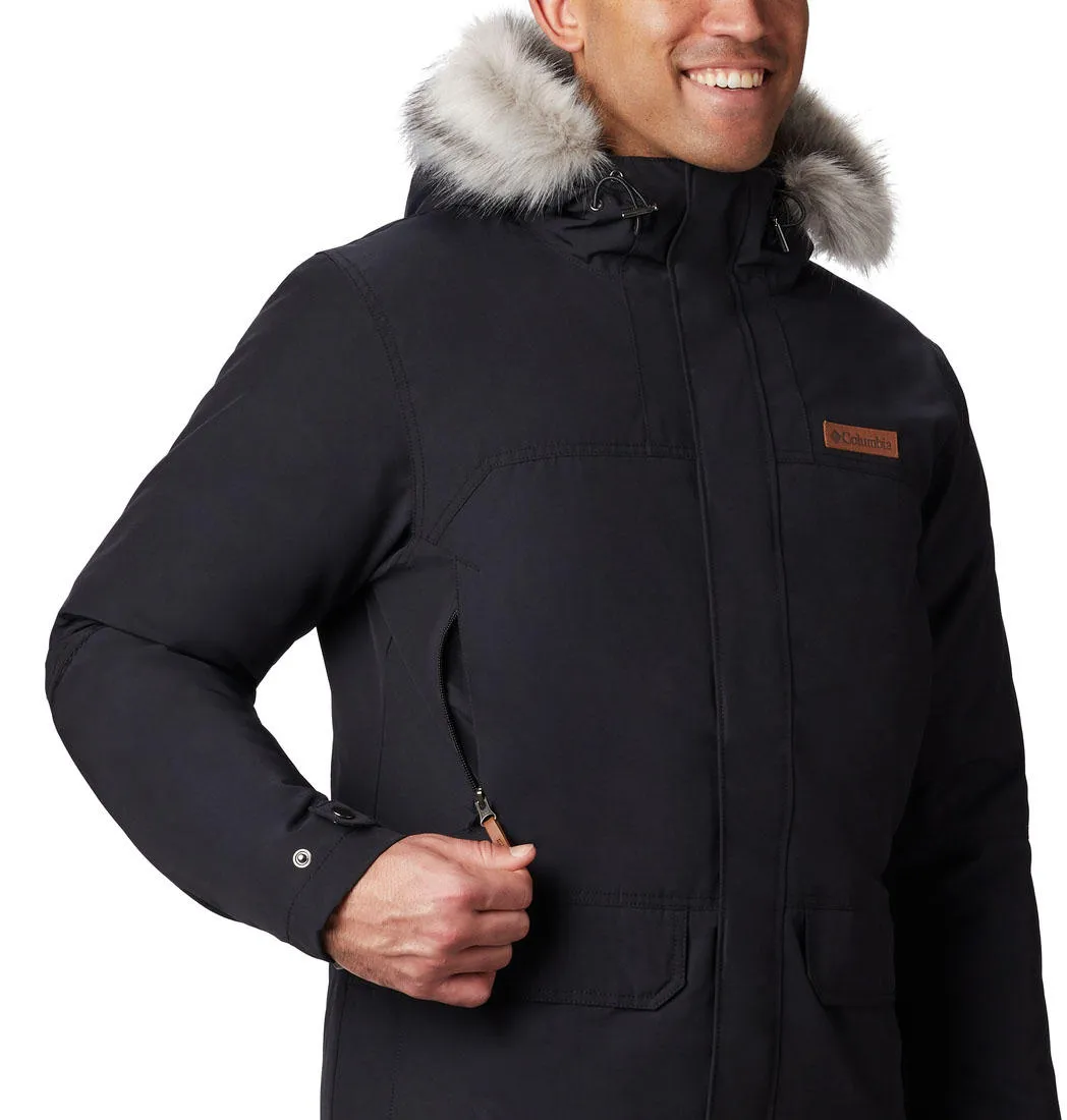 Columbia Men Black Marquam Peak Parka Parka Jacket