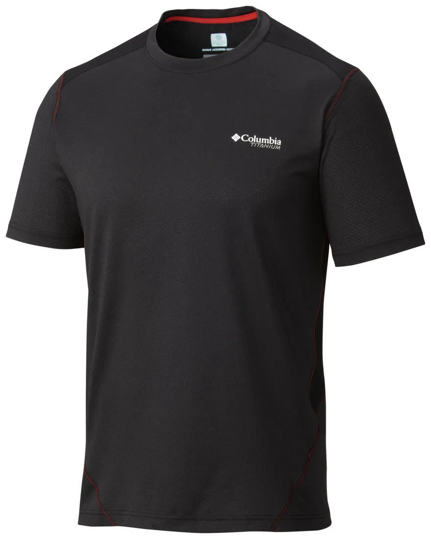 Columbia Men Black Omni-Freeze Titan Ice Tshirt