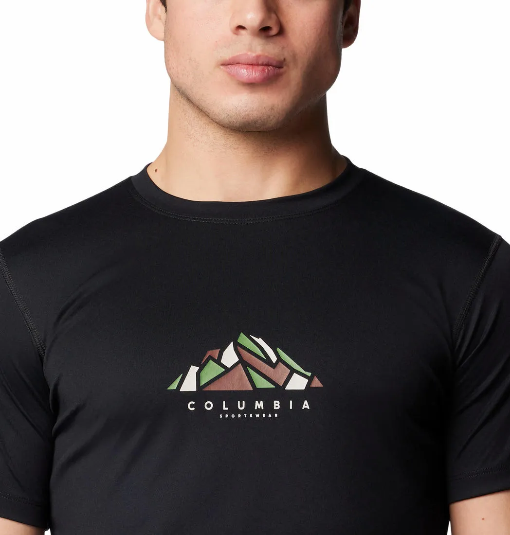 Columbia Men Black Omni-Freeze Zero Rules Graphic Tshirt
