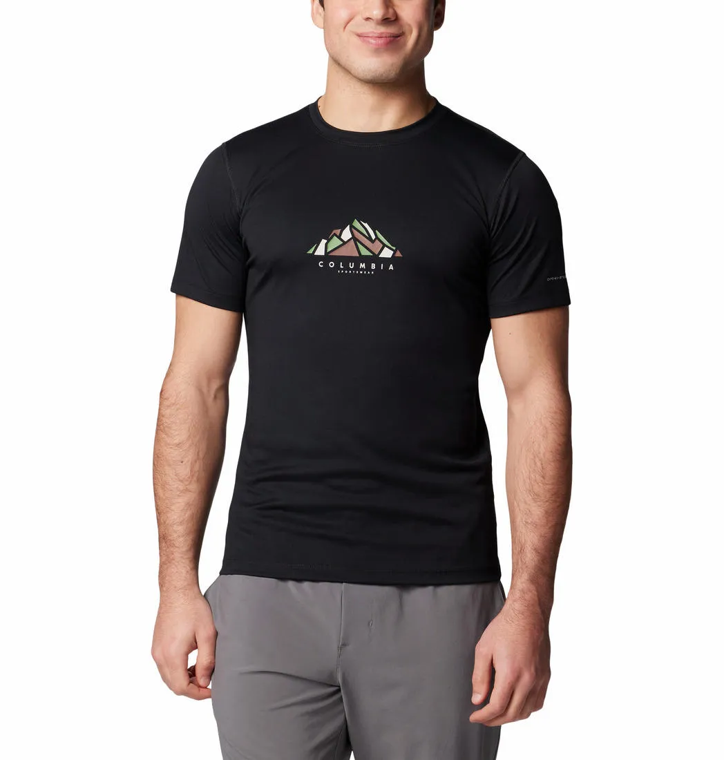 Columbia Men Black Omni-Freeze Zero Rules Graphic Tshirt