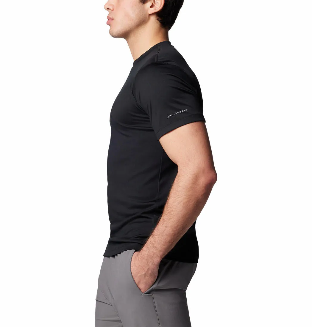 Columbia Men Black Omni-Freeze Zero Rules Graphic Tshirt