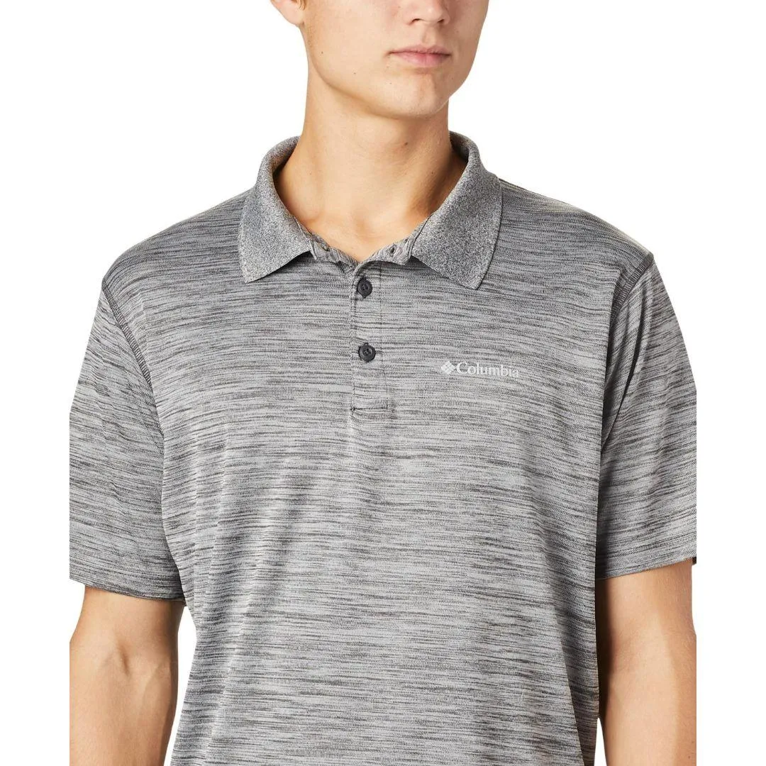 Columbia Men Black Omni-Freeze Zero Rules Polo Tshirt