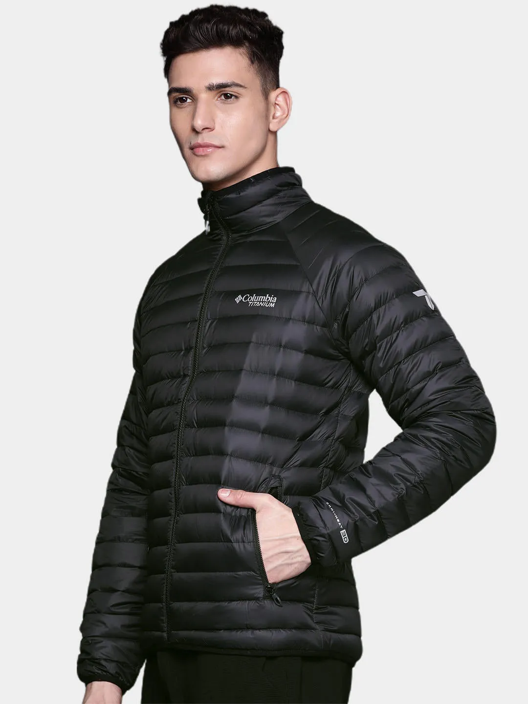 Columbia Men Black Omni-Heat 3D Alpha Trail Down Jacket