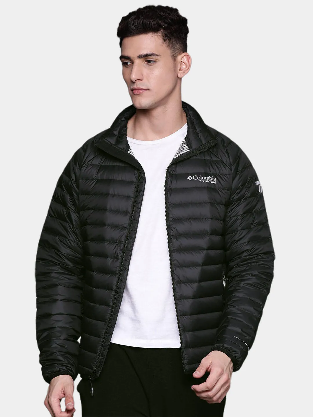 Columbia Men Black Omni-Heat 3D Alpha Trail Down Jacket