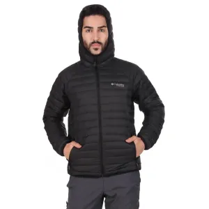Columbia Men Black Omni-Heat 3D Alpha Trail Hooded Down Jacket