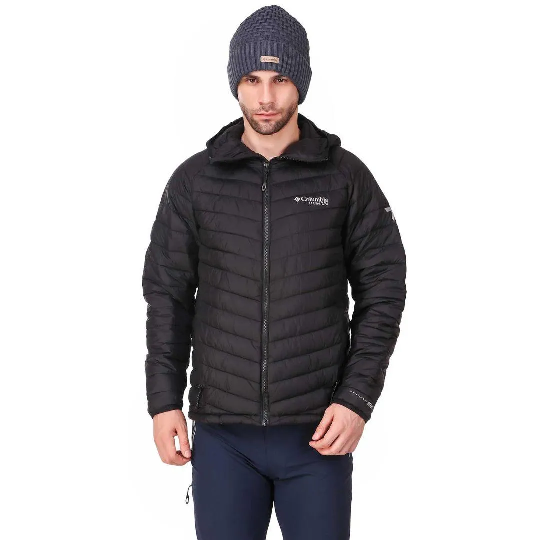 Columbia Men Black Omni-Heat 3D Snow Country Hooded Jacket