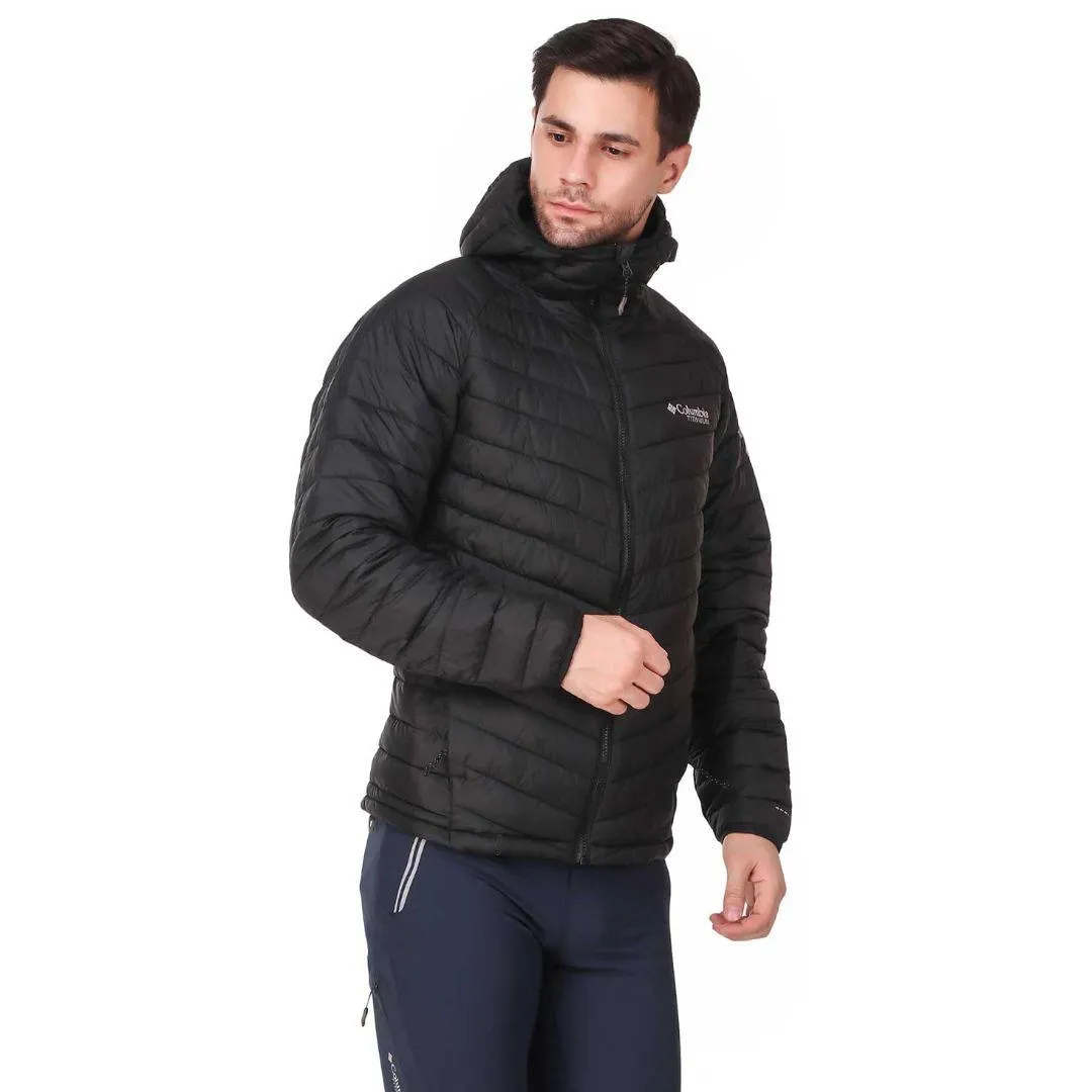 Columbia Men Black Omni-Heat 3D Snow Country Hooded Jacket