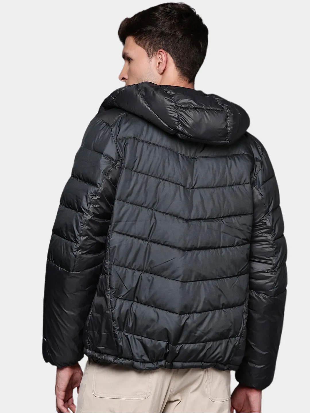 Columbia Men Black Omni-Heat Infinity Labyrinth Loop Hooded Jacket