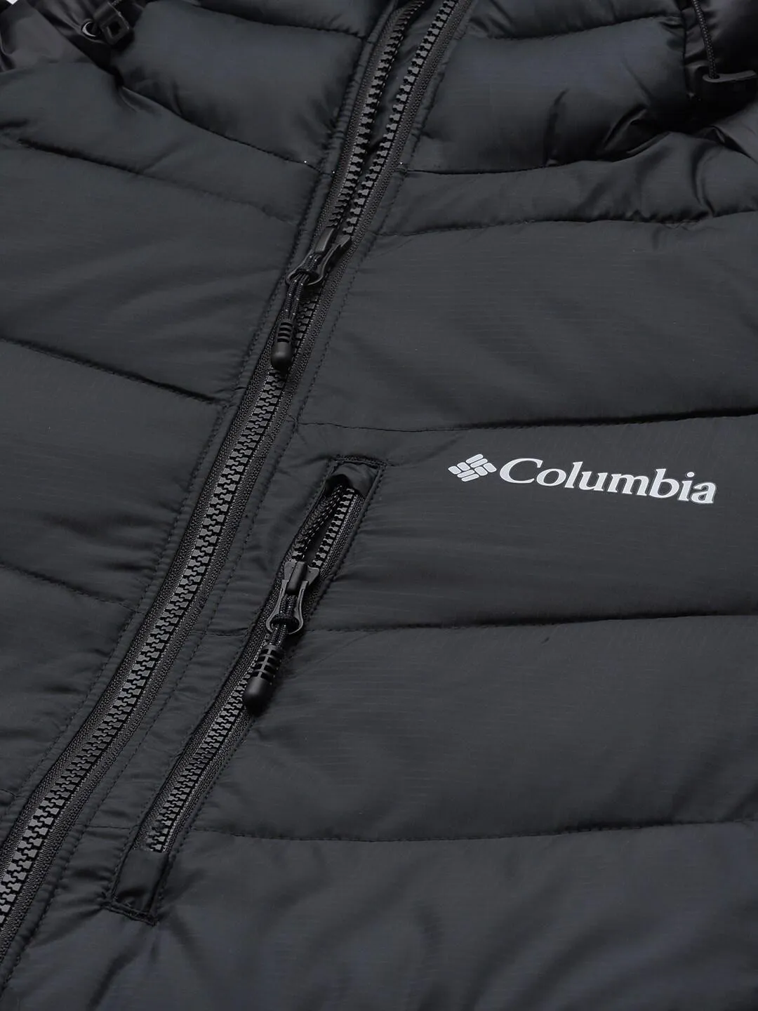 Columbia Men Black Omni-Heat Infinity Labyrinth Loop Hooded Jacket