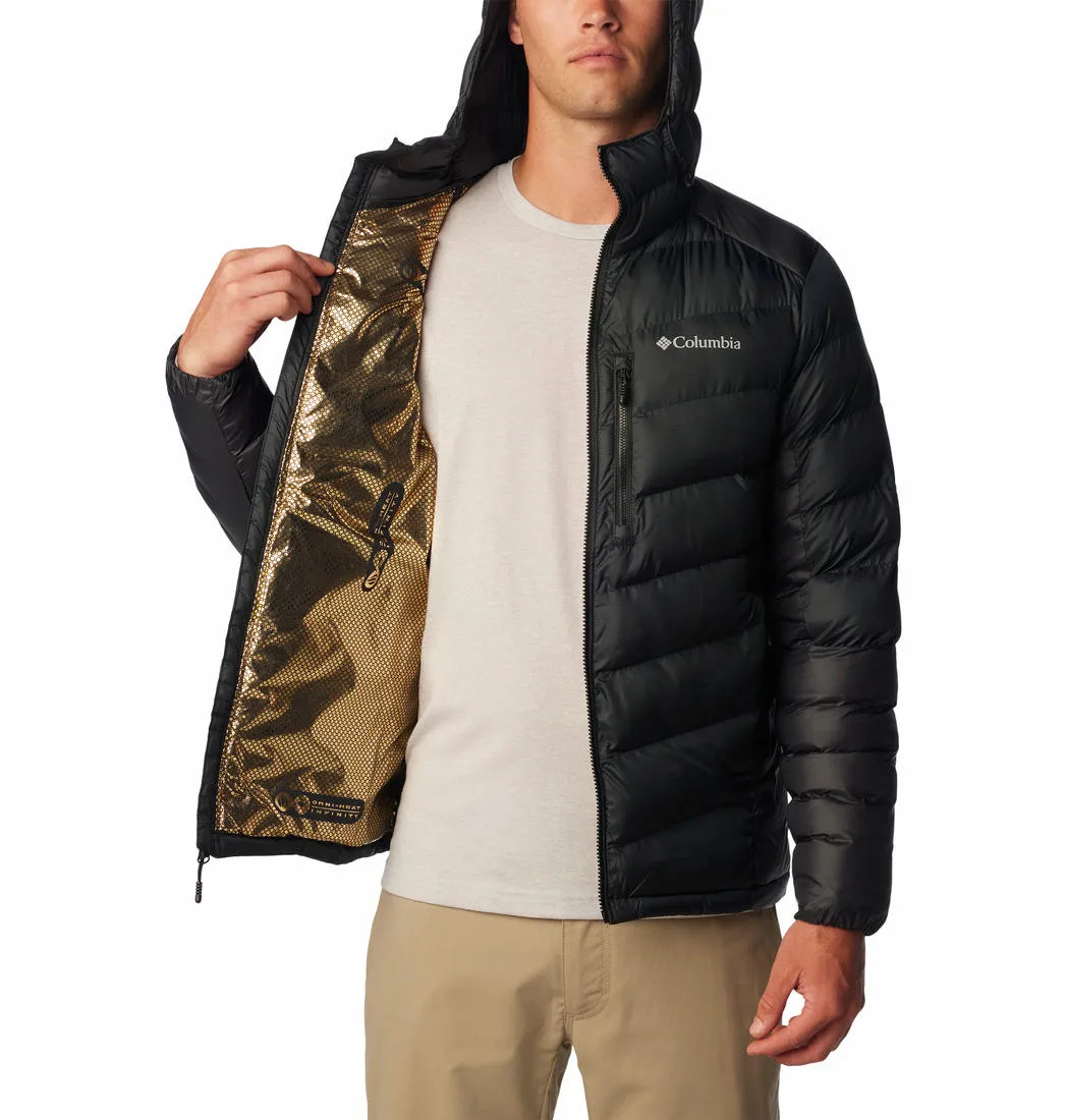 Columbia Men Black Omni-Heat Infinity Labyrinth Loop Hooded Jacket