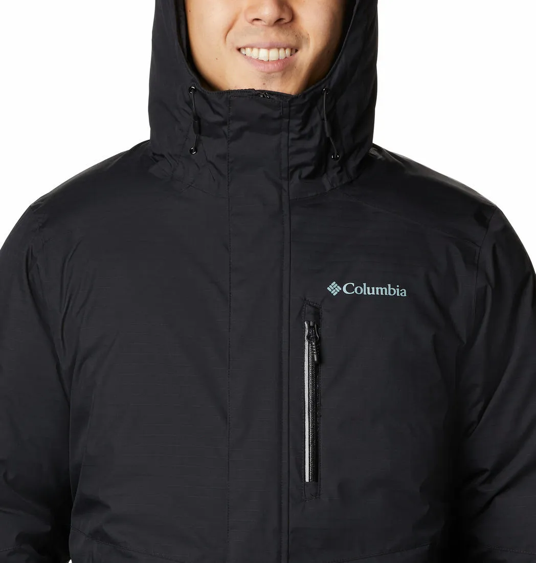 Columbia Men Black Omni-Heat Infinity Oak Harbor Insulated Jacket