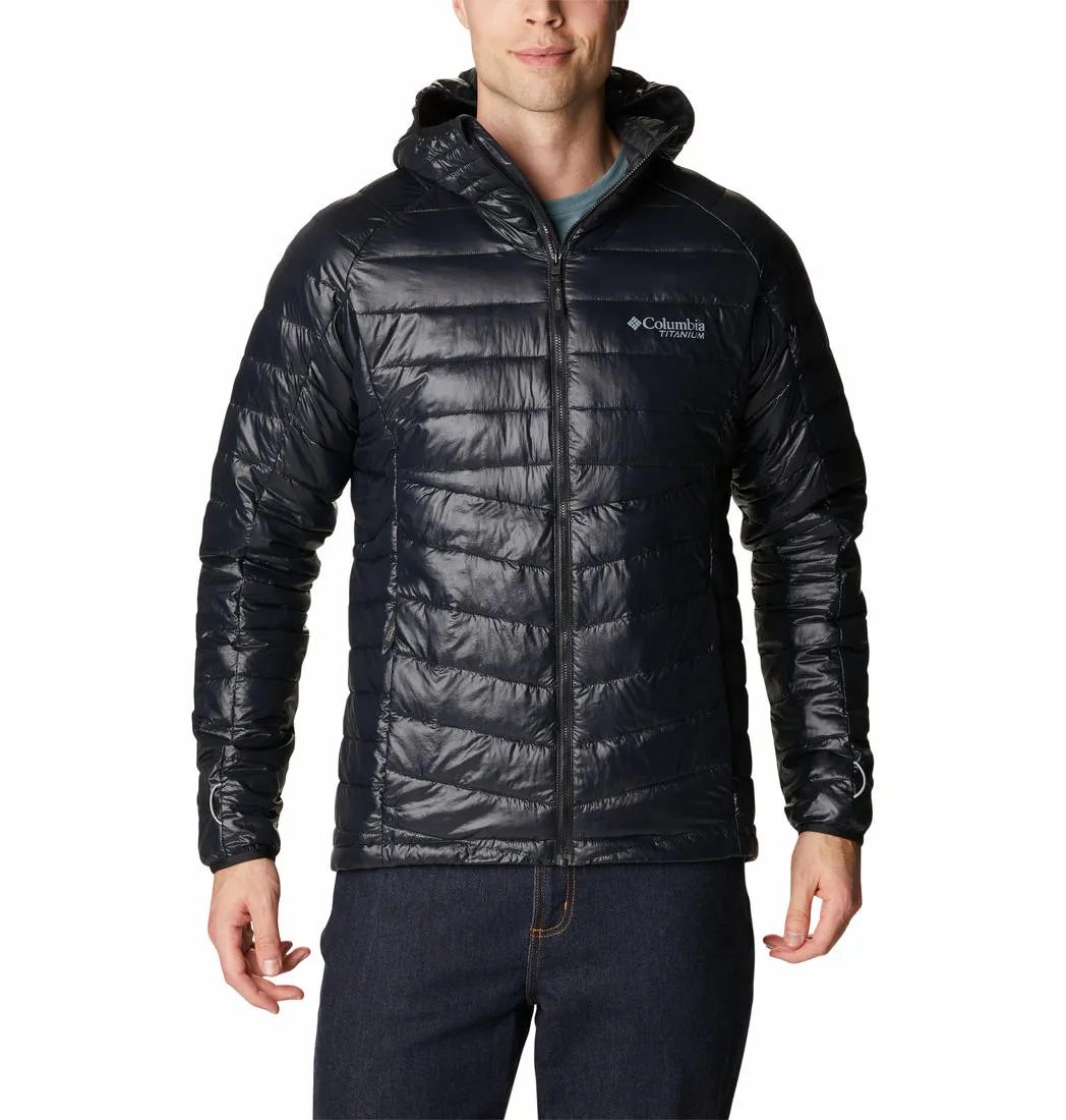 Columbia Men Black Omni-Heat Infinity Platinum Peak Hooded Jacket