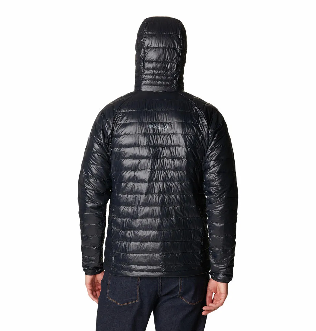 Columbia Men Black Omni-Heat Infinity Platinum Peak Hooded Jacket