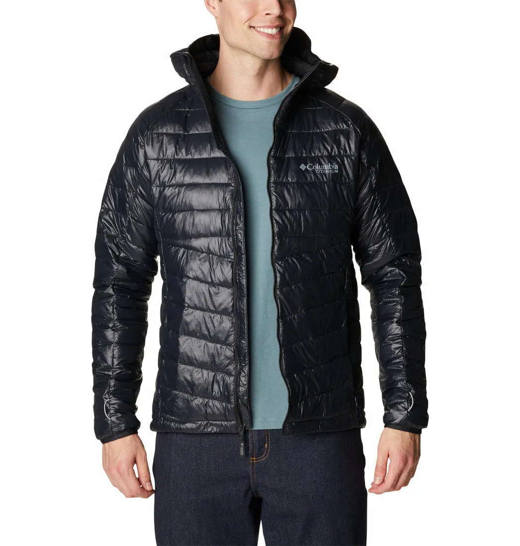 Columbia Men Black Omni-Heat Infinity Platinum Peak Hooded Jacket