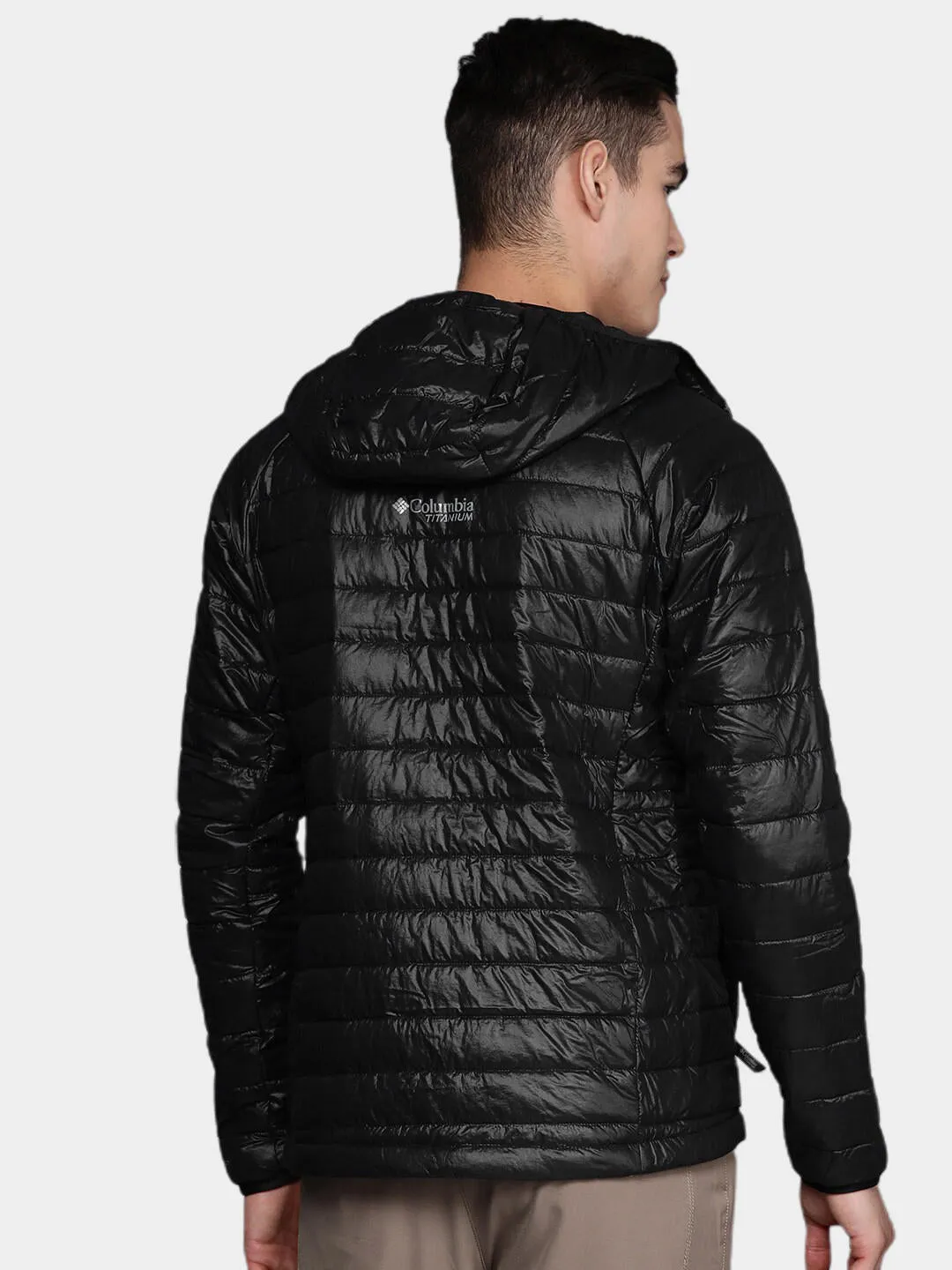 Columbia Men Black Omni-Heat Infinity Platinum Peak Hooded Jacket