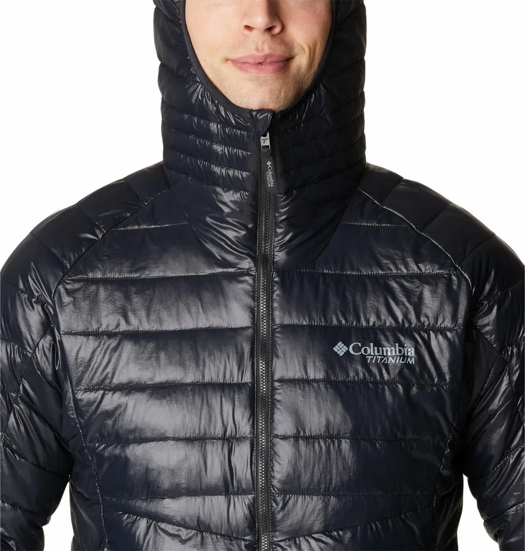 Columbia Men Black Omni-Heat Infinity Platinum Peak Hooded Jacket